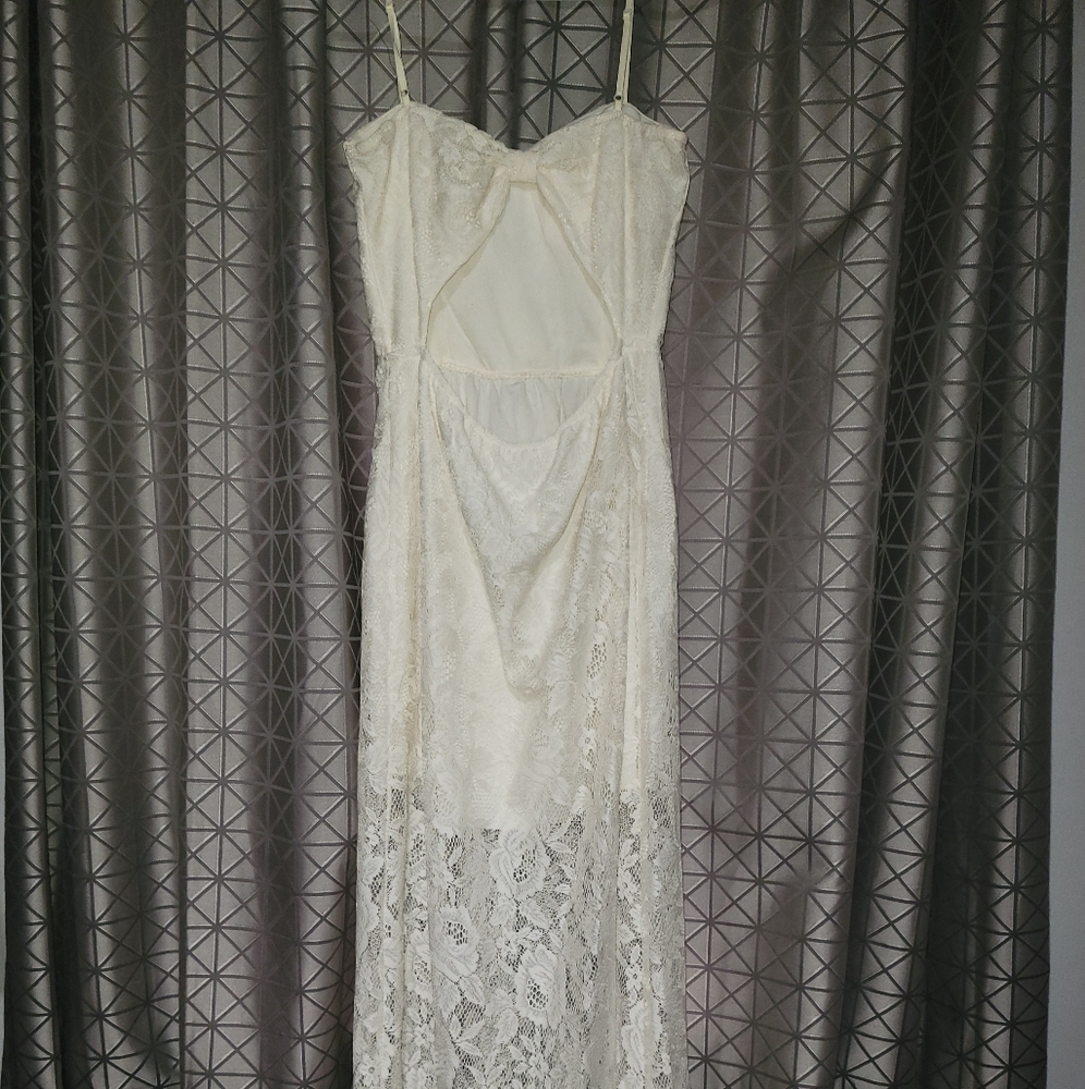 Ivory lace dress